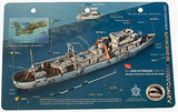 Innovative Scuba New Art to Media Underwater Waterproof 3D Dive Site Map - Kittiwake in Grand Cayman, Cayman Islands (8.5 x 5.5 Inches) (21.6 x 15cm)/FBM