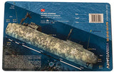 Art to Media New Underwater Waterproof 3D Dive Site Map - Hilma Hooker in Bonaire, Dutch Caribbean (8.5 x 5.5 Inches) (21.6 x 15cm) …