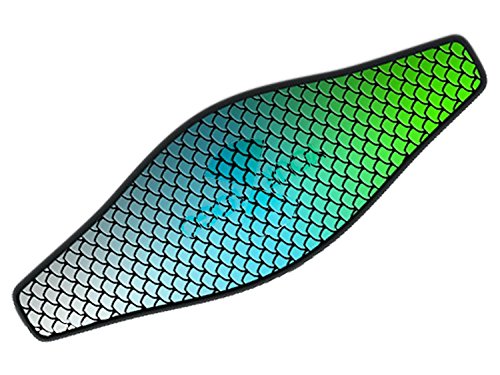 New Comfortable Neoprene Strap Wrapper for Your Scuba Diving & Snorkeling Mask - Blue Fish Scales