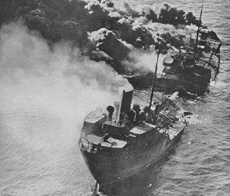MyScubaShop Historical 8 x 10 Inch Glossy Photo of The RP Resor - Sunk February 28, 1942 Off of Cape May, NJ by U-578