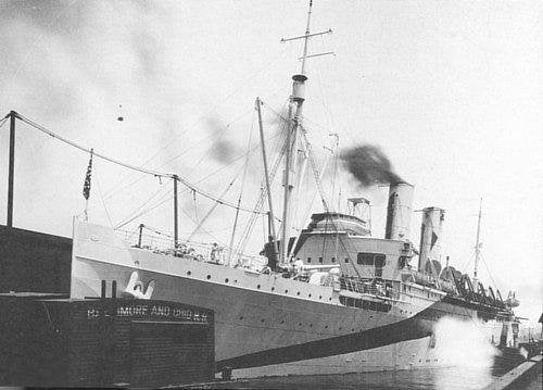 Historical 8 x 10 Inch Glossy Photo of the Northern Pacific - Caught Fire and Sunk February 8, 1922 off of Cape May, NJ