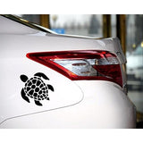 MyScubaShop Scuba Diving Vinyl Decal Car Sticker with Tribal Sea Turtle Design - 5.43" x 5.04"