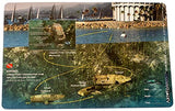 Innovative Scuba Art to Media Underwater Waterproof 3D Dive Site Map - Kimset in Catalina Island, California (8.5 x 5.5 Inches) (21.6 x 15cm)/LID