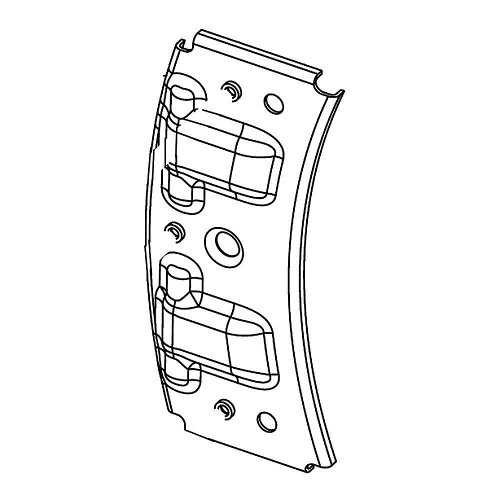 Samsung DC61-02635A Washer Door Hinge Plate Genuine Original Equipment Manufacturer (OEM) Part