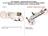 GSPUSA AP6011883, PS11745083, OEM18035654 CKD035654X compatible with Amana, Kenmore, Maytag, Whirlpool Washer Door Lock Latch fits old number AP6011883, PS11745083, OEM18035654