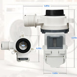 W11399437 Washing Machine Water Drain Pump Replacement Compatible with Maytag Whirlpool Kenmore Crosley Washer Replace Part Numbers W11399437 W11259498 4961028 AP6974144 PS12731241 EAP12731241