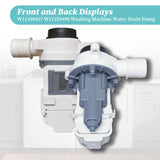 W11399437 W11259498 Washing Machine Water Drain Pump Compatible with Maytag Whirlpool Kenmore Crosley Washer Replace W11399437 W11259498 4961028 AP6974144 PS12731241 EAP12731241