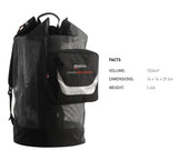 Mares Cruise Mesh Deluxe Backpack - Compact Lightweight Mesh Diving Gear Sports Bag w/Drainage Holes, 123.5 Liter Capacity