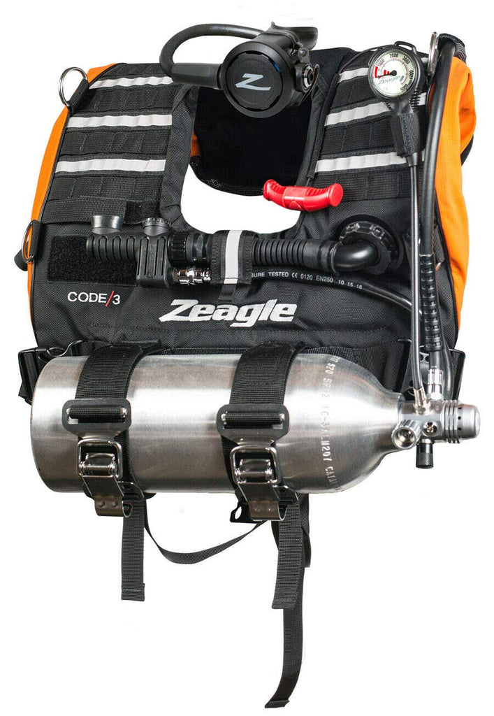 Zeagle Code 3 Vest Rapid Diver BC/BCD w/Envoy/Razor II Regulator Scuba Diving Package ONE Size