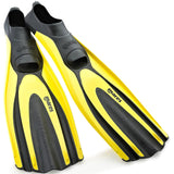 Mares Unisex Adults Avanti Superchannel FF Diving Fins - Compact Durable Flippers with Closed Orthopedic Foot Pocket for Snorkelling & Recreational Diving, Yellow, 46