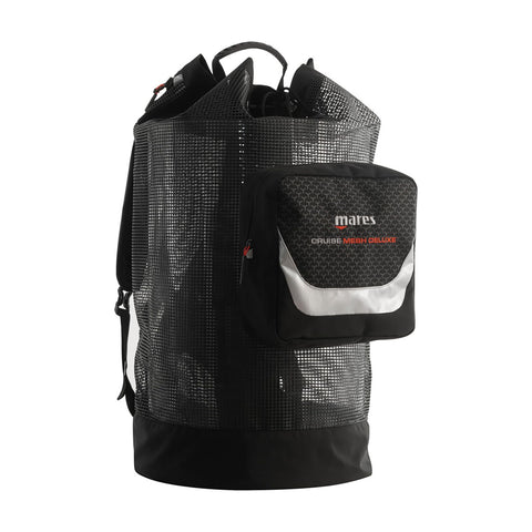 Mares Cruise Mesh Deluxe Backpack - Compact Lightweight Mesh Diving Gear Sports Bag w/Drainage Holes, 123.5 Liter Capacity