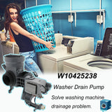 W10425238, WPW10605427 Washer Drain Pump Compatible with Whirlpool, Maytag, Amana Washing Machine, OEM Pump W10605427 Replaces AP6023357, PS11756700, W10799065 Front Load Washer Drain Pump Motor