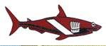 Trident New Collectable Megalodon - Great White Shark Hat Pin