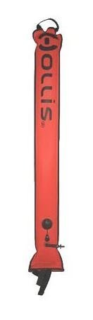 Hollis New Deluxe SMB Signal Marker Buoy & Safety Sausage with Sling Pouch (International Orange)