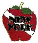 New Collectable New York Big Apple Scuba Diver Hat & Lapel Pin
