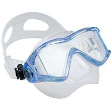 New AERIS Europa 3 Scuba Diving & Snorkeling Mask (Blue) with Side Windows for Greater Peripheral Vision