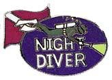 Trident New Collectable Night Diver Scuba Diving Hat & Lapel Pin