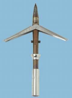 JBL New 844 Stainless Steel Rotating Long Wing Rockpoint with 4" Wing Span - 7mm
