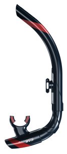 Atomic SV1 CONTOUR Snorkel w/ Fixed Silicon Lower Section for Super-Dry Clearing, Scuba Diving, Snorkeling, Spearfishing, Free Diving
