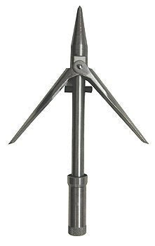New AB Biller Twin Barb Rockpoint Stainless Steel Tip with Long Barbs - 6mm