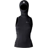 WATER PROOF FACING REALITY Waterproof U1 2/5mm Women's Hooded Vest with HAVS
