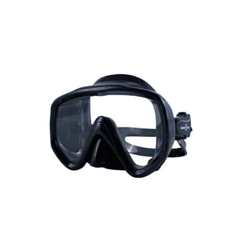 New Titanica Single Lens View Scuba Diving & Snorkeling Mask (Black on Black)
