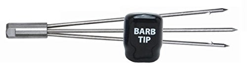 Innovative Scuba Concepts New 9.5 Inch Hardened Steel Barbed Paralyzer Tip with Spring Steel Tines & Safety Cap - 6mm