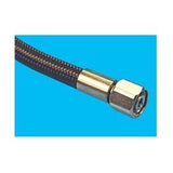 New 22 Inch Low Pressure Braided Scuba Regulator Hose (Black-MaxFlex)