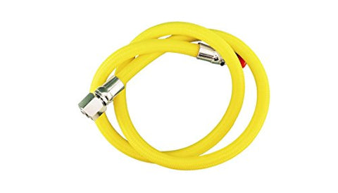 Tilos New 34 Inch Low Pressure Braided Scuba Regulator Hose (Neon Yellow-MaxFlex)