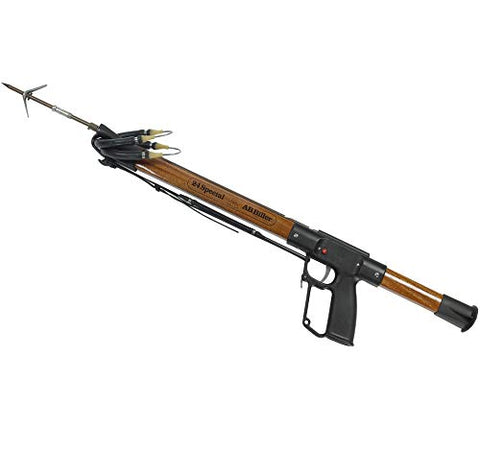 AB Biller Redesigned Professional Speargun, Stainless or Wood (Made in USA)