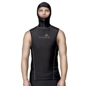 New Men's LavaCore Trilaminate Polytherm Hooded Vest for Extreme Watersports (Size Medium)