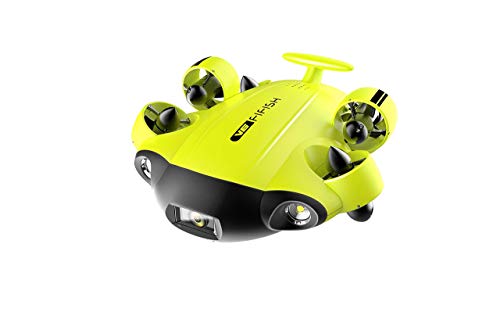 QYSEA FIFISH V6 Underwater Drone ROV with 4K UHD Camera, VR Headset, Dive to 330ft, 166° FOV, 4000lm LED Support 360° Movement, Posture Lock, Slow Motion, Image Stabilization, APP Control