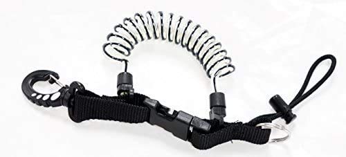 Quick Release Coil Lanyard with Buckle - Dive Essentials by DiveCatalog by DiveCatalog