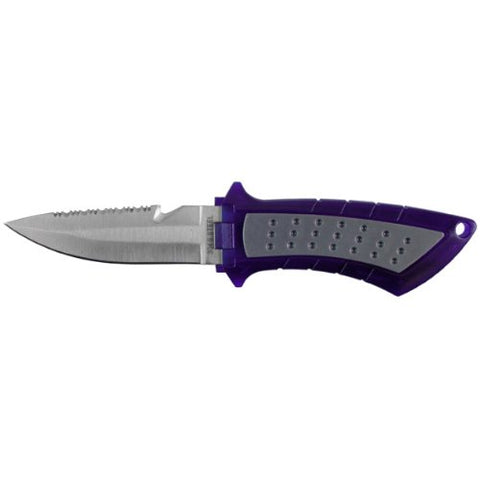 New 304 Stainless Steel Scuba Diving BCD Knife - Blunt (Purple)