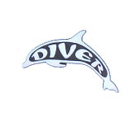 Trident New Dolphin Diver Stick On Emblem