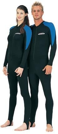 Tilos New Unisex Lycra Spandex Full Skin Suit (Medium/Blue) for Scuba Diving & Snorkeling