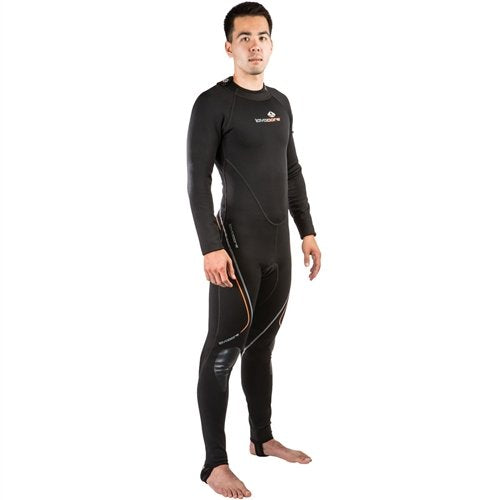 New Men's (Size King 1) LavaCore BackZip Trilaminate Polytherm Full Jumpsuit for Scuba Diving, Surfing, Kayaking, Rafting, Paddling & Many Other Water Sports