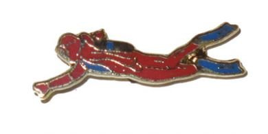 Trident New Collectable Swimming Scuba Diver Hat & Lapel Pin