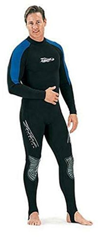 MyScubaShop Tilos Men's 1mm Velvetlight Jumpsuit Wetsuit for Diving, Surfing, Snorkeling