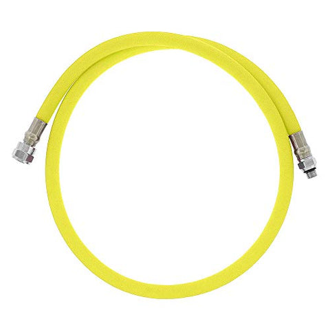 DGX Regulator Hose, Flex, 40 in | 102 cm}, Yellow