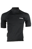 Tilos New Men's Polytex Short Sleeve Shirt - Black (Size Medium)
