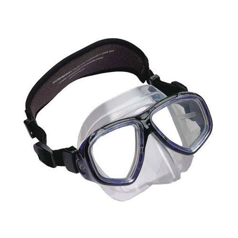 Oceanic New Ion Scuba Diving & Snorkeling Mask (Titanium) with Free Neoprene Comfort Strap ($12.95 Value)