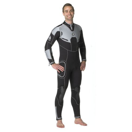 Men's Waterproof 5mm Backzip Jumpsuit with a 3D Anatomical Design (Size Medium Large Tall)