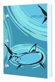 Dive Logz New Deeply Cool Dive Log Featuring Unique, Original Artwork, UV-Coating, and 50 Easy-to-Use Log Pages - Tribal Shark