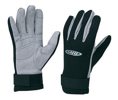 New Tilos 1.5mm 5-Finger Neoprene Gloves with Amara Palm (X-Large) for Scuba Diving & Snorkeling (Black)
