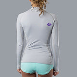 Lavacore New Women's Long Sleeve LavaSkin Shirt - Grey (Size 2X-Large) for Scuba Diving, Surfing, Kayaking, Rafting, Paddling & Many Other Watersports/LID