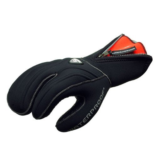 Waterproof New Tusa 7mm 3-Finger Stretch Neoprene Semi-Dry Gloves (Large)