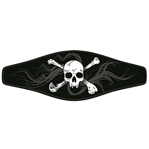 New Comfortable Neoprene Strap Wrapper for Your Scuba Diving & Snorkeling Mask - Skull & Crossbones