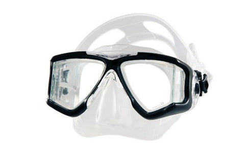 New Tilos Kid's Jr Double Lens Panoramic View Scuba Diving & Snorkeling Mask (Black)