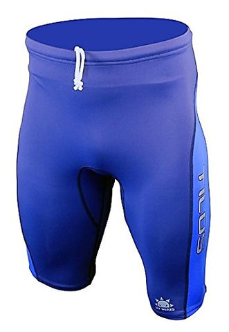 Tilos New Men's Blue Rash Guard Paddle Shorts (Size Medium) for Scuba Diving, Surfing, Kayaking, Rafting, Paddling & Many Other Watersports